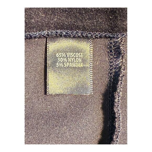 St. John Women's Navy Blue Stretch Pants Size Medium Casual Solid Side Zip - Picture 4 of 7